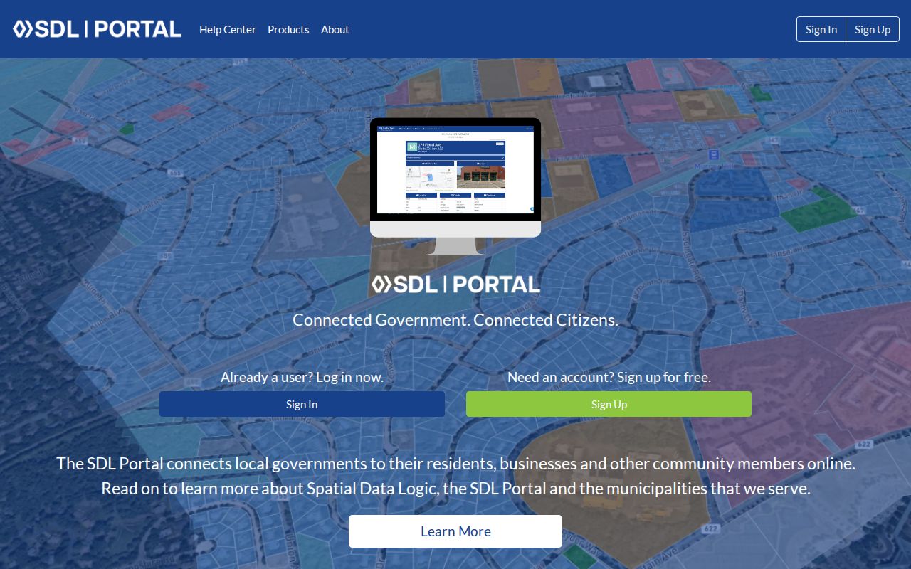 Montclair neighbors SDL parcel search screen